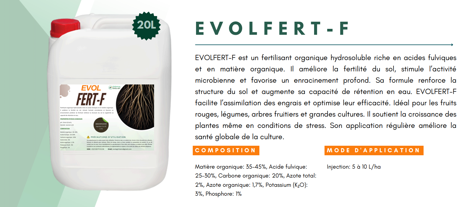 Relance secteur agricole